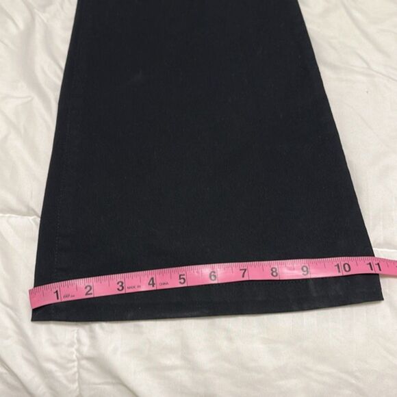 The Limited Flare Leg Crew Fit Black Jeans Womens 10 Denim Stretch Mid Rise 90s - Picture 10 of 12